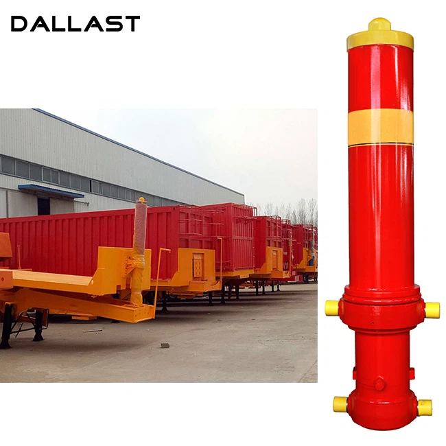 Silindr Hydrolig Aml-Gam ar gyfer Semitrailer